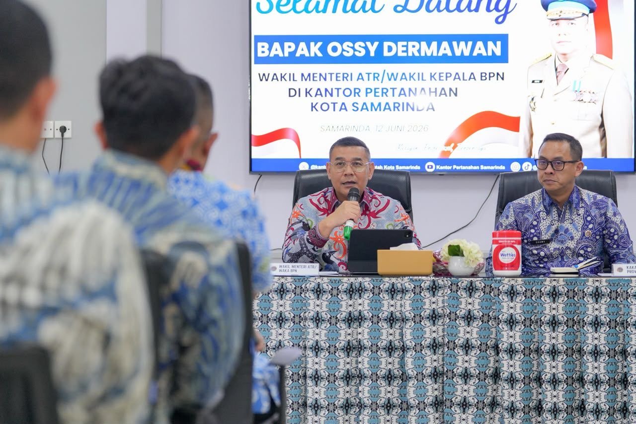 Wamen Ossy: ATR/BPN Harus Jadi Solusi Pembangunan Kalimantan Timur