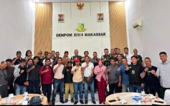 Dandenpom XIV/4 Makassar Perkuat Sinergi dengan Insan Pers Melalui Silaturahmi 6 IMG 20260721 164231