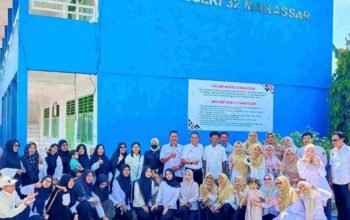Lepas Sambut SMP Negeri 32 Makassar 10 Tahun Kebersamaan Ditutup dengan Penuh Haru