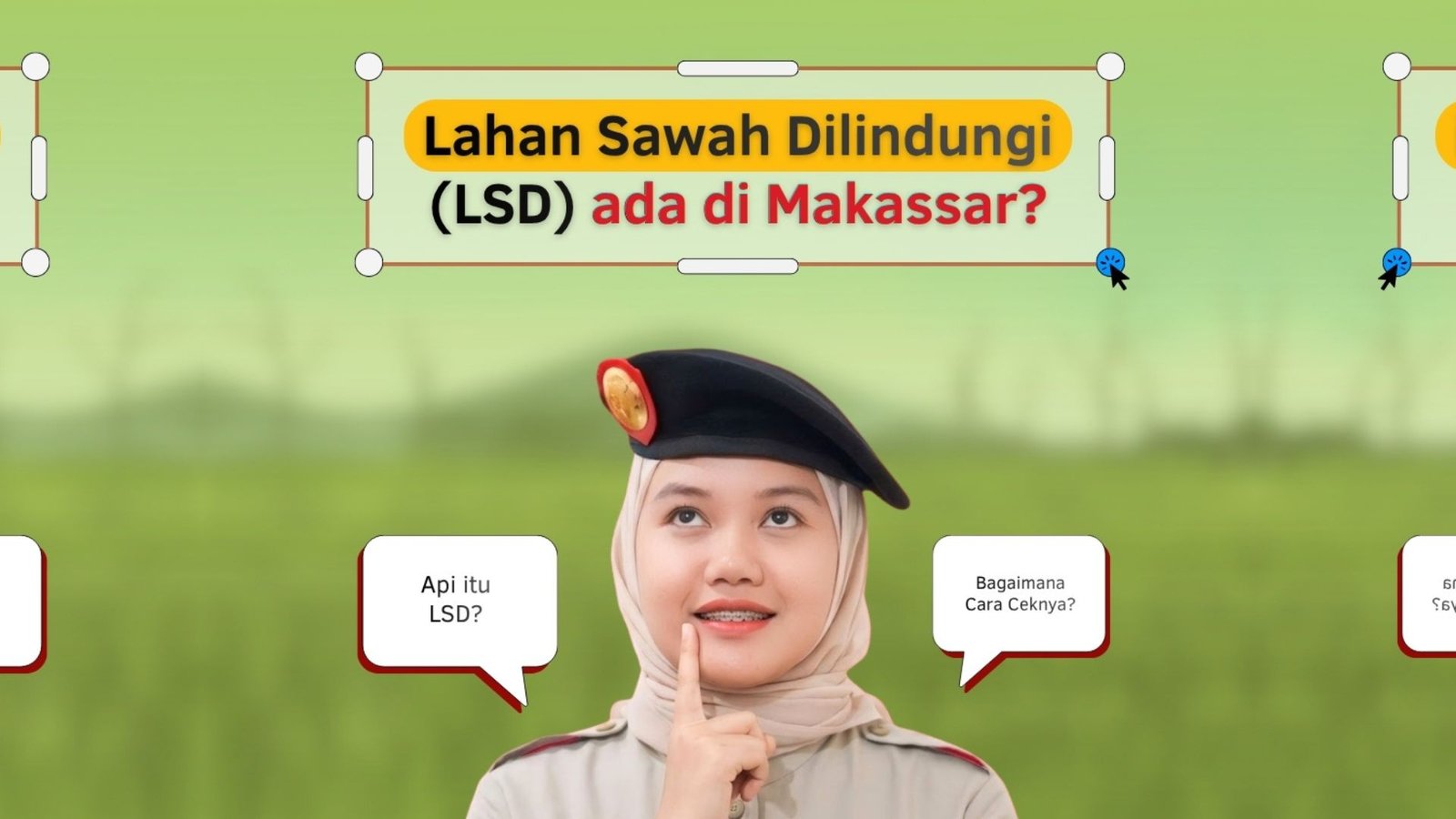 Masyarakat Makassar Bisa Cek Status Lahan Sawah Dilindungi Lewat Situs ATR/BPN