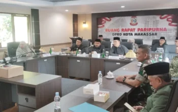 Rapat paripurna DPRD Kota Makassar membahas pertanggungjawaban APBD 2025 pada 15 Juli 2026