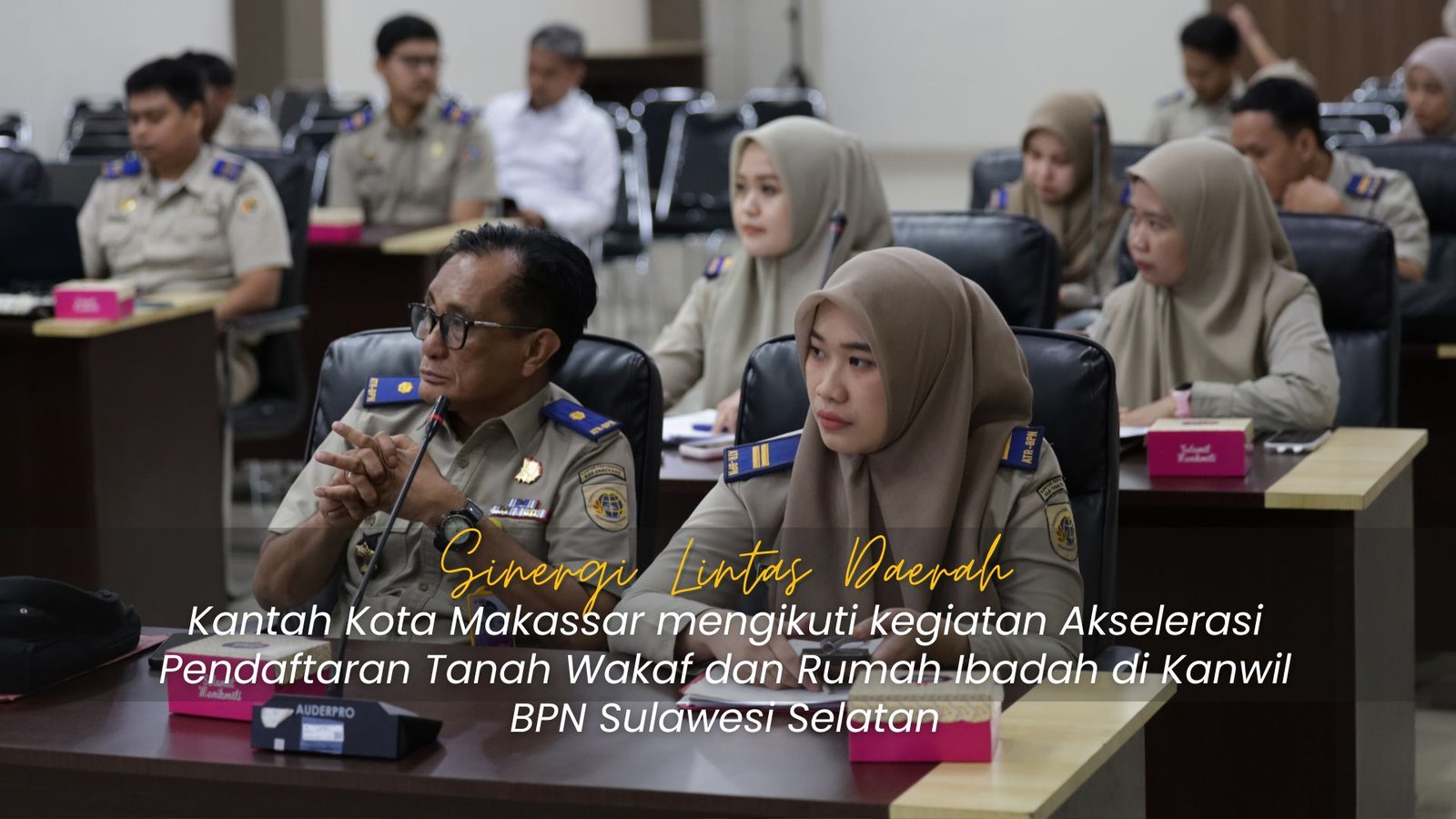 Rapat koordinasi akselerasi sertipikasi tanah wakaf dan rumah ibadah