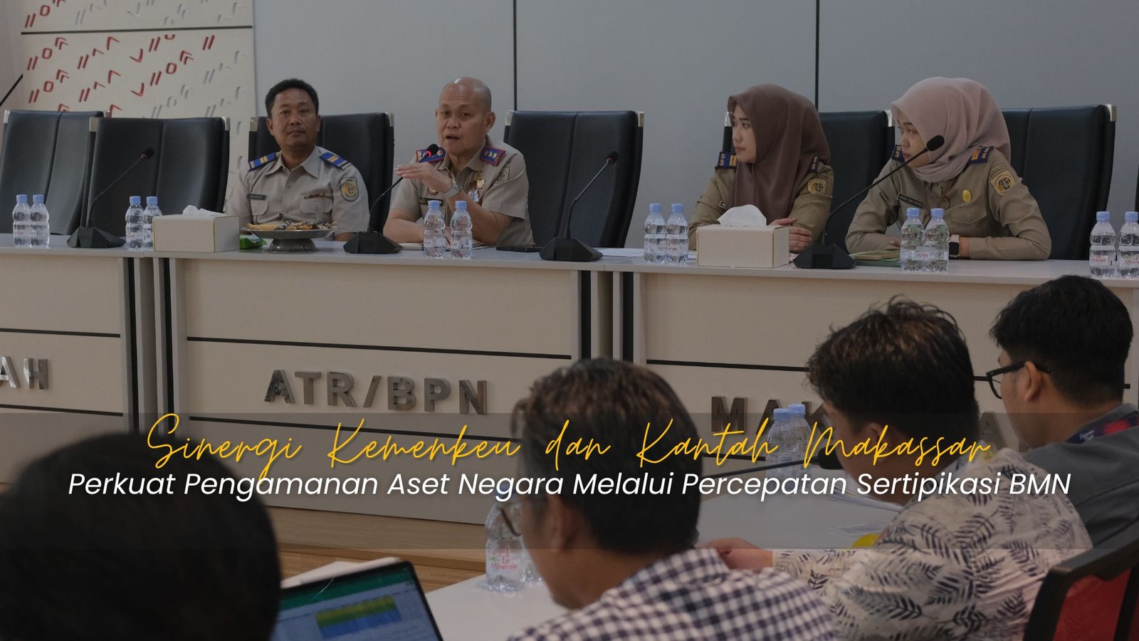 Rakor koordinasi sertipikasi BMN Kemenkeu dan Kantah Makassar