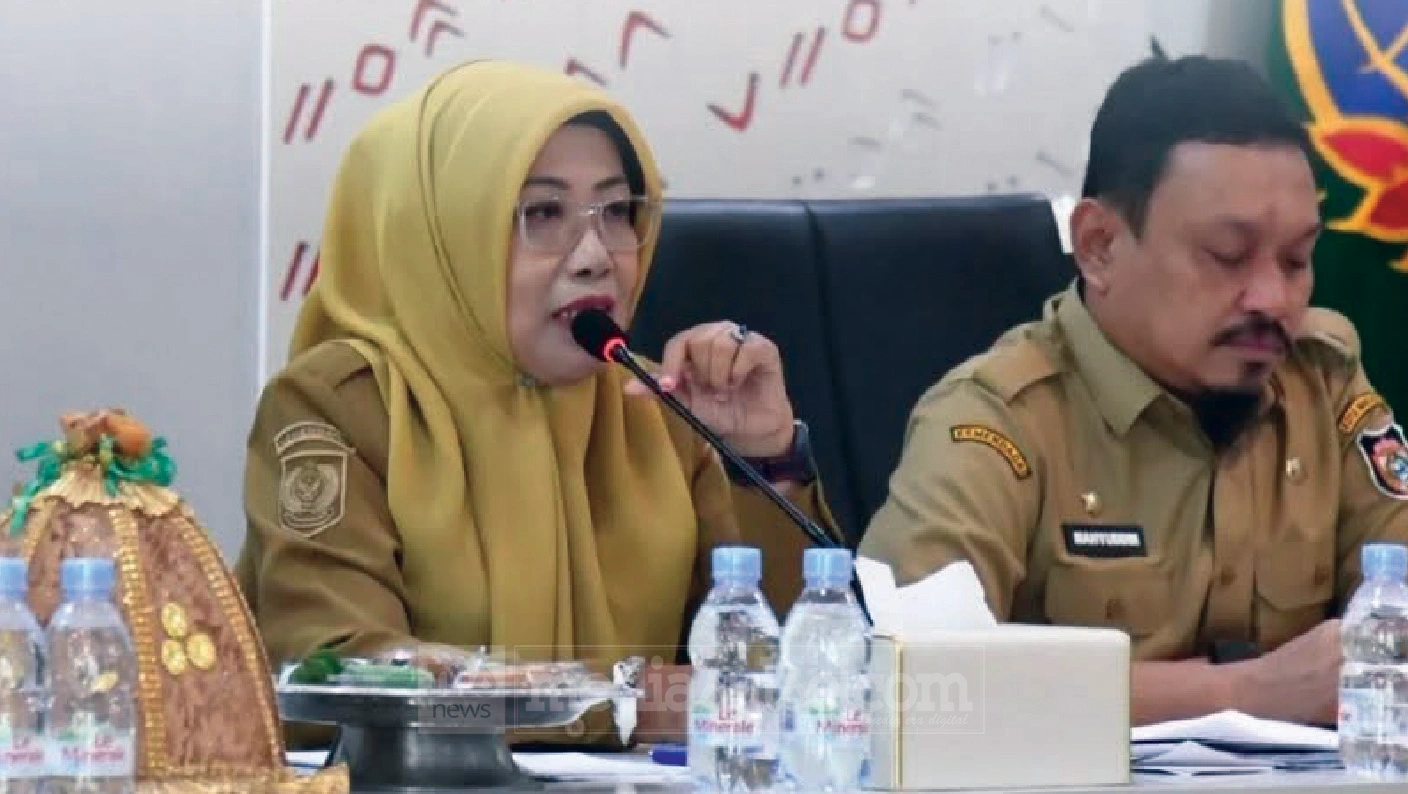 Kepala Dinas Pertanahan Kota Makassar Sri Sulsilawati mengikuti koordinasi sinkronisasi data lahan dengan Kantor Pertanahan Kota Makassar