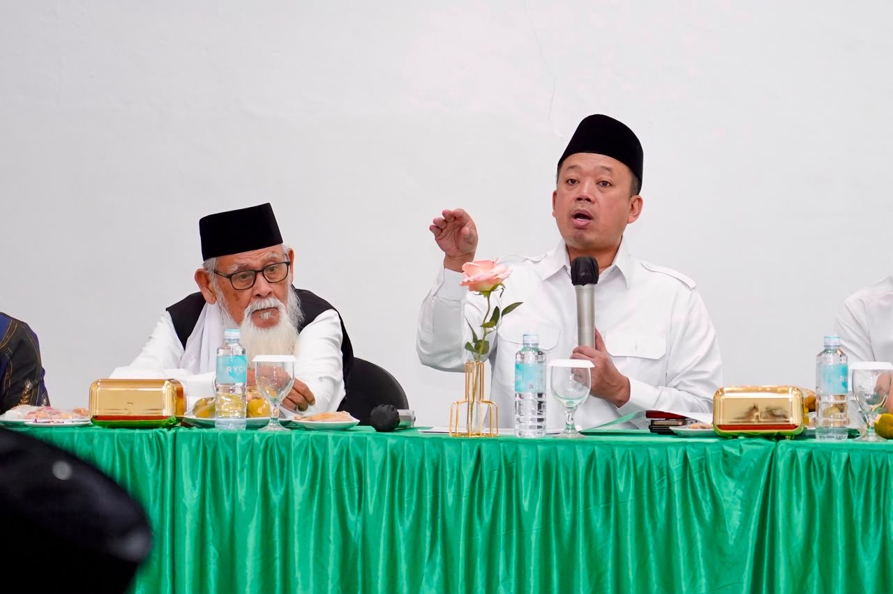 Menteri ATR BPN Nusron Wahid bersama PWNU dan PCNU se Aceh di Banda Aceh