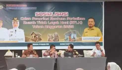 Calon Penerima Bantuan RTLH Makassar Dibekali Mekanisme dan Kewajiban
