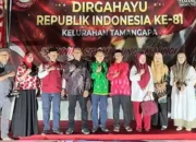 Camat Manggala dan Ketua TP PKK Hadiri Pesta Rakyat HUT RI Ke-81 di Tiga Kelurahan