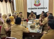 Camat Manggala Pimpin Rakor Perlinsos Bersama Dinas Sosial Kota Makassar