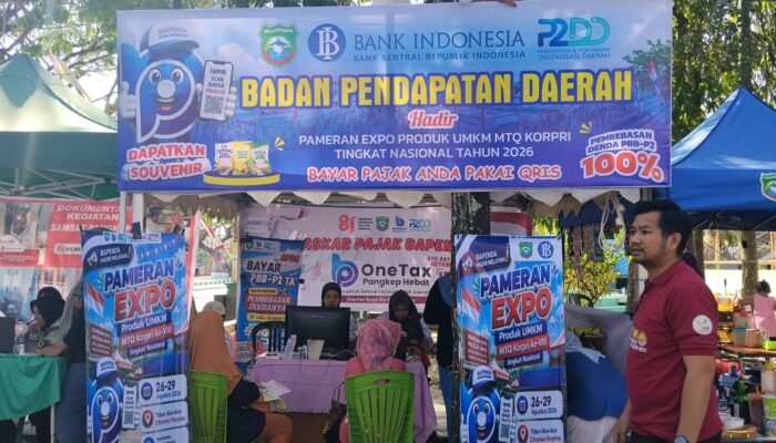 Bayar PBB Pakai QRIS di Expo MTQ korpri Nasional Pangkep, Dapat Bonus Sembako