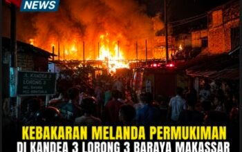 BREAKING NEWS: Kebakaran Melanda Permukiman di Kandea 3 Lorong 3 Baraya Makassar 6 IMG 20260810 220831