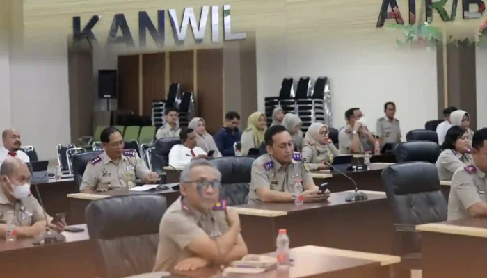 Kantor Pertanahan Takalar Ikuti Rakor Sertipikasi Tanah Wakaf dan MBR di Kanwil BPN Sulsel