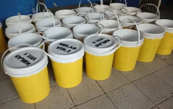 SMP Negeri 4 Makassar Siapkan Tempat Sampah di Setiap Kelas