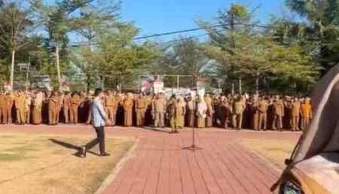 Kadishub Gowa Coba Bubarkan Apel Bupati Husniah, Suasana Sempat Memanas