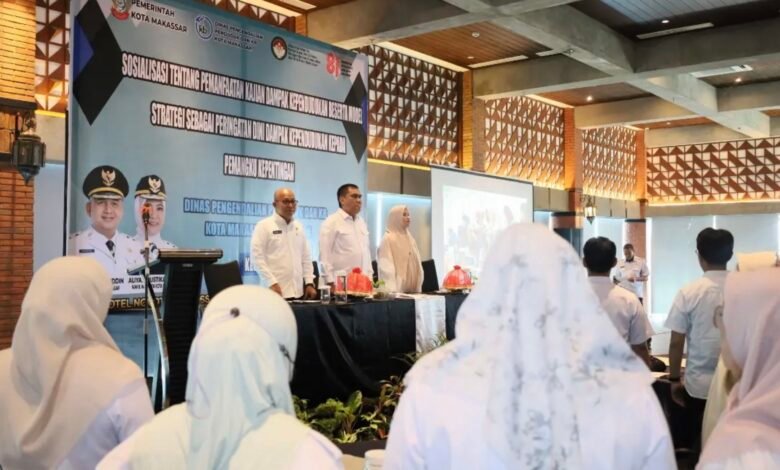 DPPKB Makassar Sosialisasikan Kajian Dampak Kependudukan 1 Sosialisasi kajian dampak kependudukan DPPKB Makassar