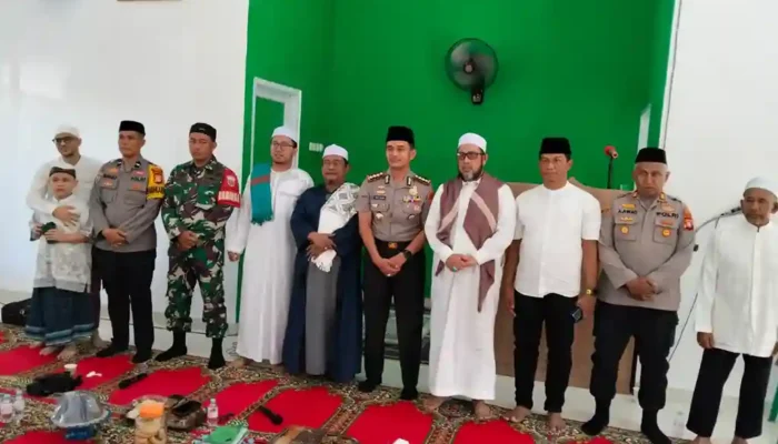 Maulid Nabi di Masjid Alnur Berlangsung Khidmat, Kapolres Gowa Ajak Warga Jaga Kamtibmas