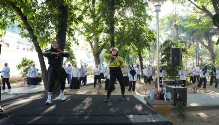 Senam Jantung Sehat TP PKK Makassar Dorong Hidup Aktif
