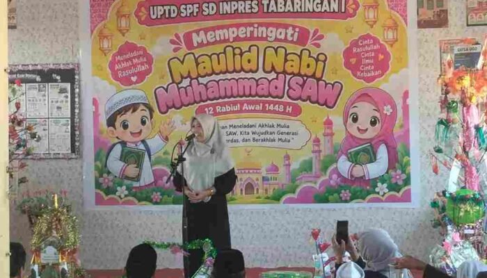 226 Siswa SD Inpres Tabaringan I Makassar Peringati Maulid Nabi