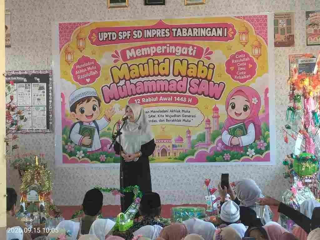 226 Siswa SD Inpres Tabaringan I Makassar Peringati Maulid Nabi 1 226 Siswa SD Inpres Tabaringan I Makassar Peringati Maulid Nabi