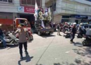 200 Buruh Demo Perusahaan di Jalan Bandang Makassar, Polisi Turun Amankan Aksi