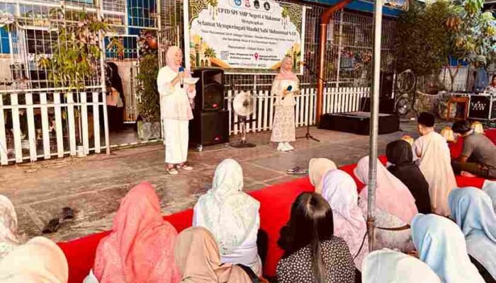 Maulid Nabi SMP Negeri 4 Makassar Tekankan Akhlak di Era Kecerdasan Buatan
