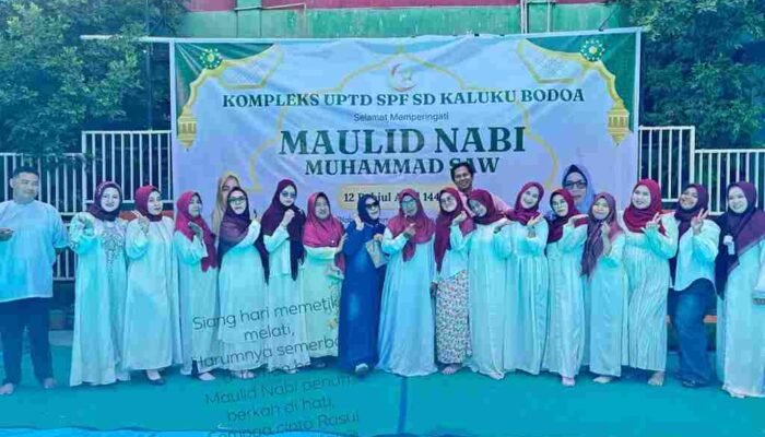 Kompleks SD Kaluku Bodoa Makassar Gelar Maulid Nabi, Tanamkan Akhlak Rasulullah