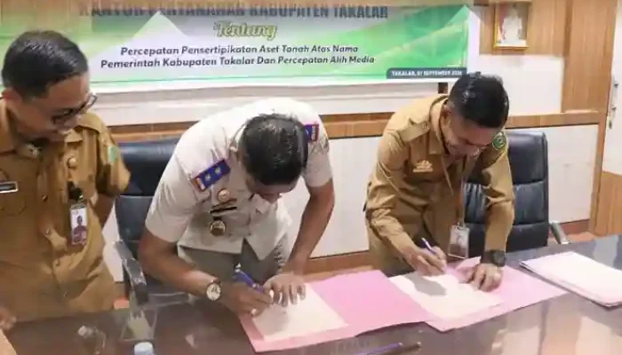 Kantor Pertanahan Takalar dan Pemerintah Kabupaten Percepat Sertipikasi Aset Daerah
