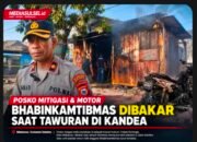 Kapolsek Bontoala Ungkap Detik-detik Posko Mitigasi dan Motor Bhabinkamtibmas Dibakar Saat Tawuran di Kandea 9 IMG 20260927 081034