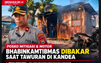 Kapolsek Bontoala Ungkap Detik-detik Posko Mitigasi dan Motor Bhabinkamtibmas Dibakar Saat Tawuran di Kandea 3 IMG 20260927 081034