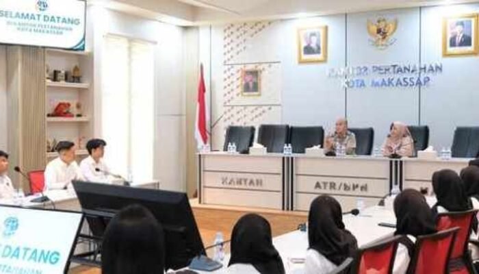 19 Peserta Magang Nasional Diterima di Kantor Pertanahan Makassar, Ini Pesan Kakan