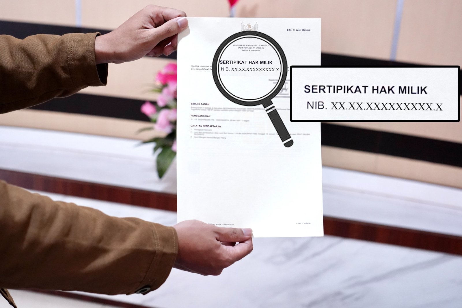 Nomor Sertipikat Elektronik Berisi 14 Digit, Ini Arti Setiap Bagiannya 1 nomor sertipikat elektronik — dokumentasi Kementerian ATR/BPN