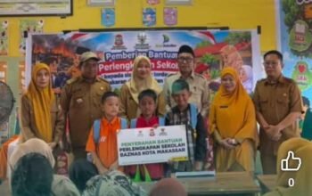 27 Siswa SDN Baraya 1 Korban Kebakaran Bontoala Terima Bantuan Sekolah