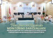 Johanis Buapi Evaluasi Kinerja Layanan Kantor Pertanahan Kota Makassar