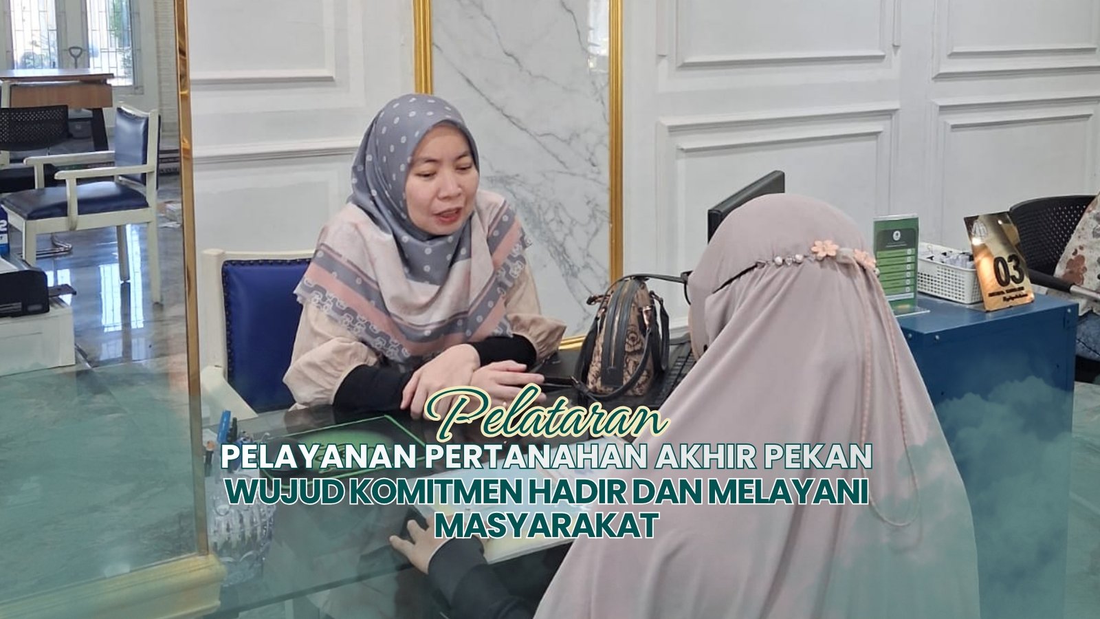 PELATARAN Kantor Pertanahan Kota Makassar Layani Warga pada Akhir Pekan 1 PELATARAN Kantor Pertanahan Kota Makassar pada akhir pekan September 2026