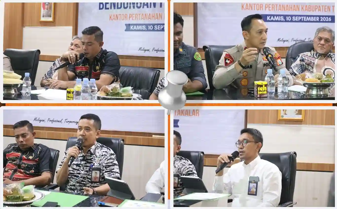 Pengadaan Tanah Bendungan Pamukkulu Dikoordinasikan, Lintas Instansi Satukan Langkah 1 Rapat koordinasi pengadaan tanah Bendungan Pamukkulu di Kantor Pertanahan Kabupaten Takalar