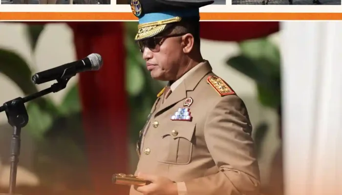 Bustam Jadi Komandan Upacara HANTARU 2026 di Kanwil BPN Sulsel