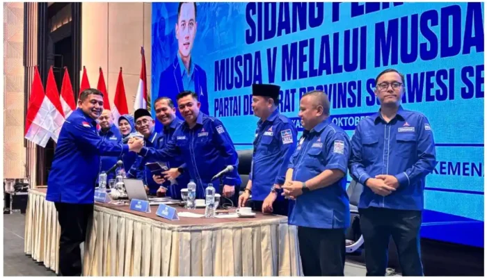 Appi Didukung 24 DPC Demokrat Sulsel, Terpilih Aklamasi dan Disambut Langsung AHY