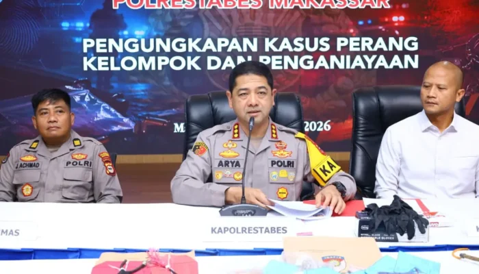 Anggota TNI AU Dibusur di Makassar, 7 Orang Ditangkap Polisi