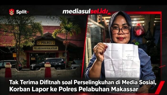 Tak Terima Difitnah soal Perselingkuhan di Media Sosial, Korban Lapor ke Polres Pelabuhan Makassar