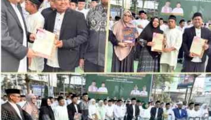 ATR/BPN Makassar Serahkan Sertipikat Tanah Wakaf pada Peringatan Hari Santri Nasional 2026