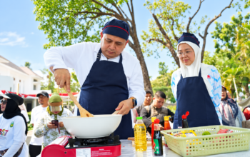 Appi Juara Masak Nasi Goreng di HUT ke-357 Sulsel 6 Appi juara masak nasi goreng pada Hari Jadi ke-357 Sulsel di Makassar