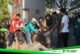 Aksi World Clean Up Day DLH Kota Makassar di Mariso