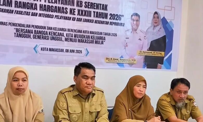 DPPKB Makassar Perluas Layanan KB Serentak pada Momentum Harganas 1 DPPKB Makassar menggelar pelayanan KB serentak menyambut Harganas ke-33 tahun 2026