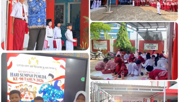 SDN Karuwisi 2 Peringati Sumpah Pemuda Lewat Karya Lingkungan