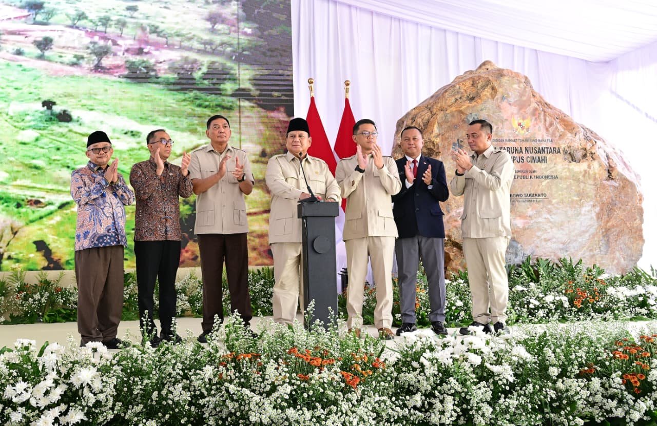 Presiden Prabowo Subianto meresmikan SMA Taruna Nusantara Kampus Cimahi